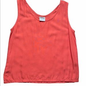 Thin Air Orange Career Dress Tank Top Sz S